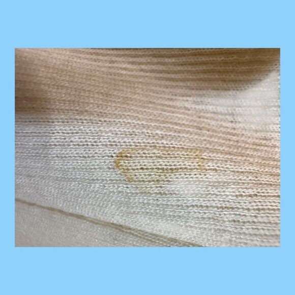 Vintage Le Roy Men Cardigan Sweater Button-Up Knit White Wool Grandpa Core SEE - Picture 5 of 6